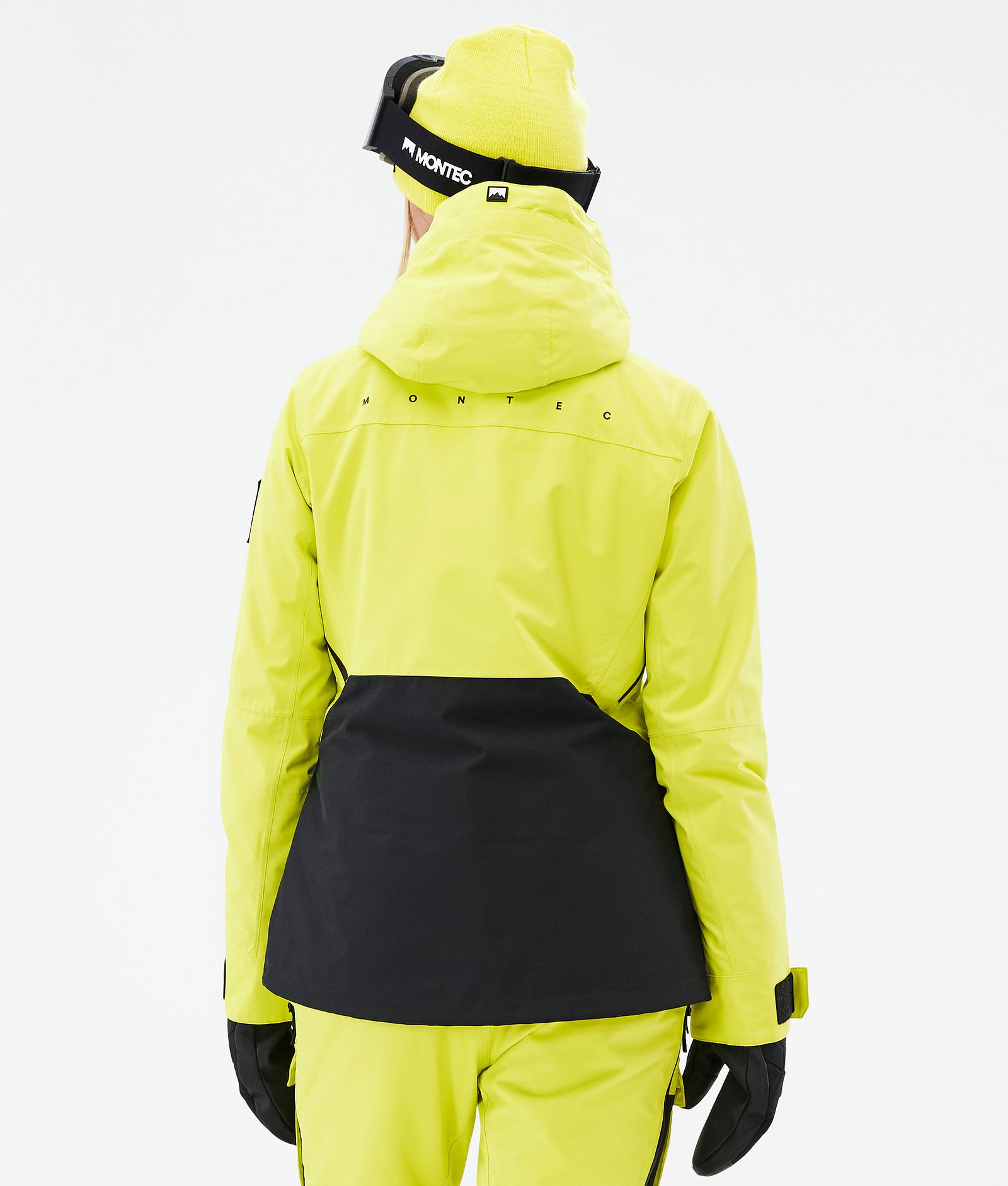 Montec Moss W Snowboardjacke Damen Bright Yellow/Black Renewed, Bild 7 von 10