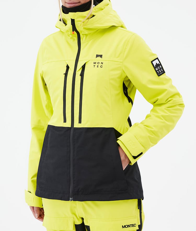 Montec Moss W Snowboardjacke Damen Bright Yellow/Black