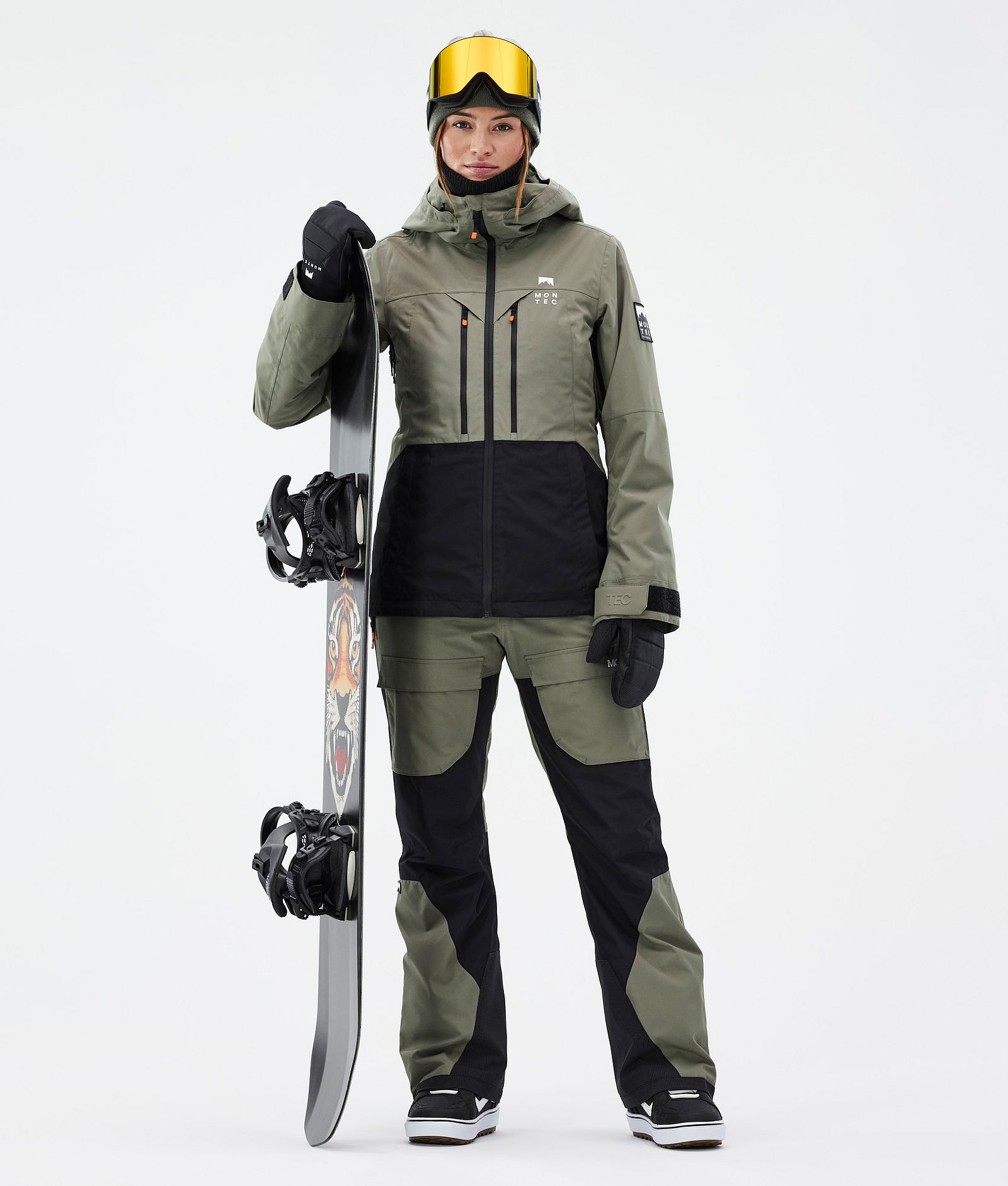 Montec Fawk W Snowboardhose Damen Greenish/Black