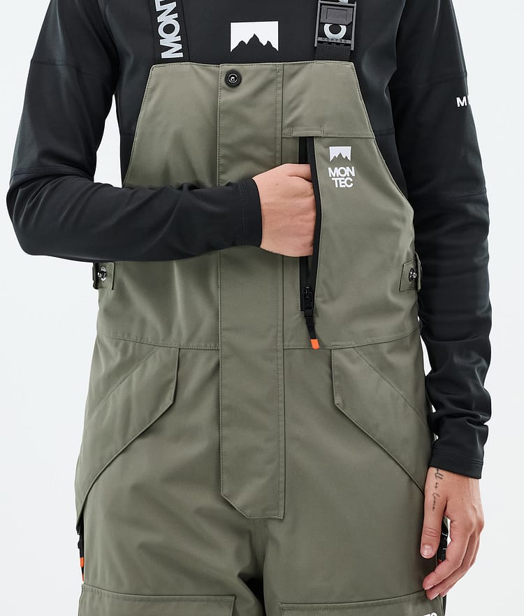 Montec Fawk W Snowboardhose Damen Greenish/Black Renewed, Bild 6 von 7