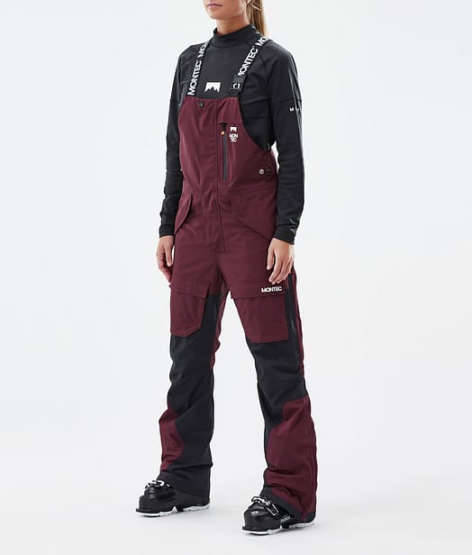 Montec Fawk W Skihose Damen Burgundy/Black