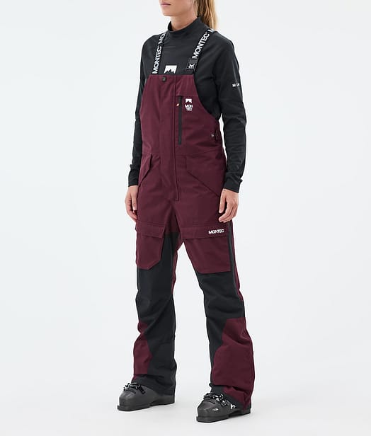 Montec Fawk W Skihose Damen Burgundy/Black