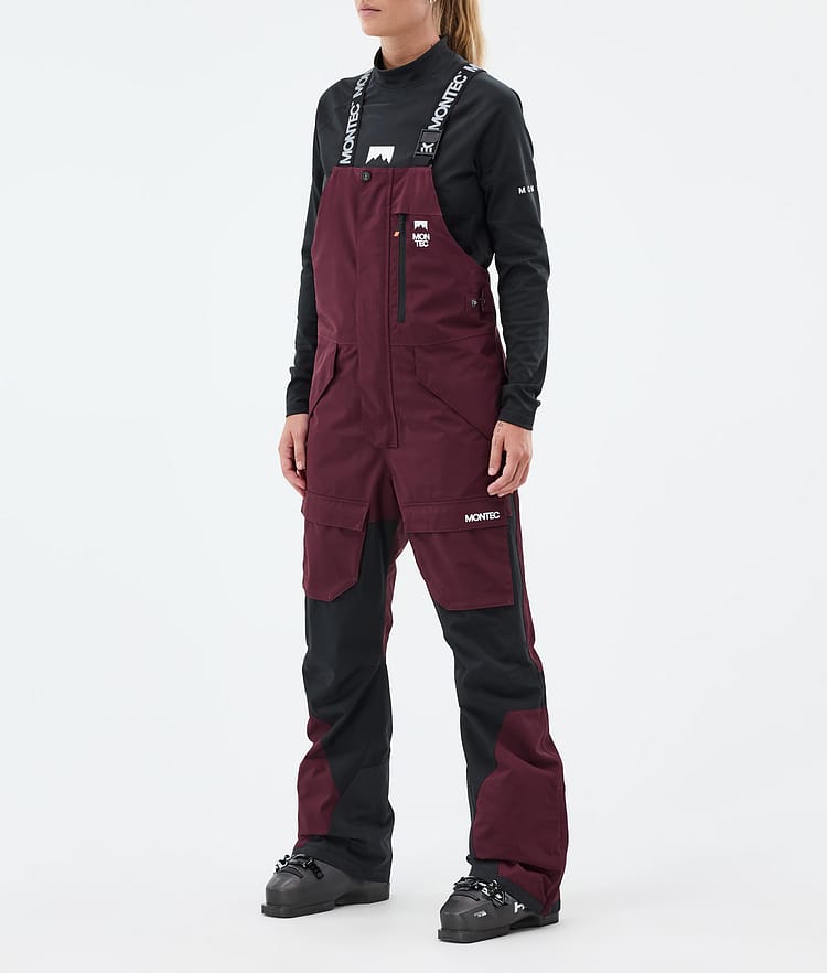 Montec Fawk W Skihose Damen Burgundy/Black, Bild 1 von 7