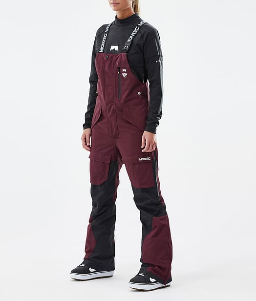 Montec Fawk W Snowboardhose Damen Burgundy/Black