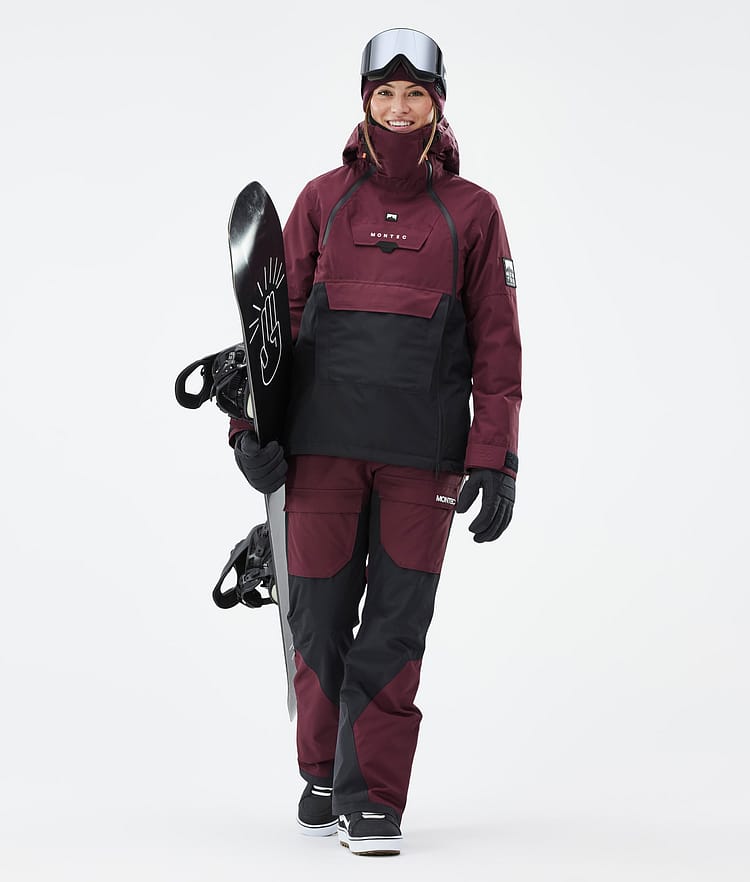 Montec Fawk W Snowboardhose Damen Burgundy/Black