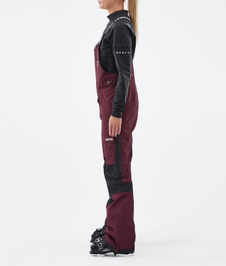 Montec Fawk W Skihose Damen Burgundy/Black