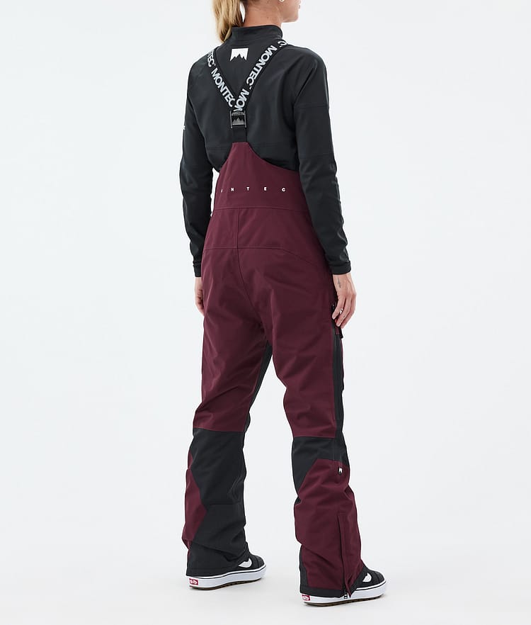 Montec Fawk W Snowboardhose Damen Burgundy/Black, Bild 4 von 7