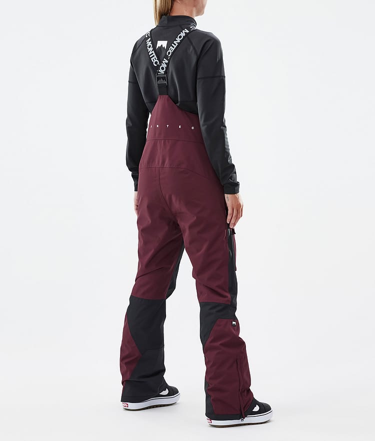 Montec Fawk W Snowboardhose Damen Burgundy/Black