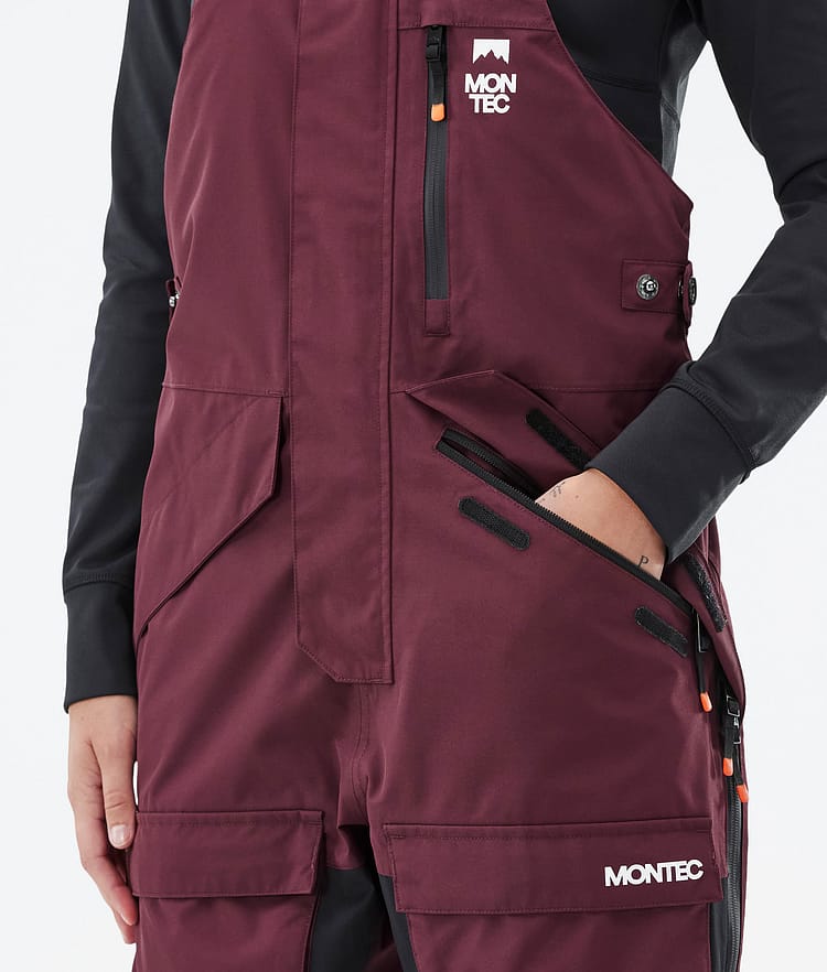 Montec Fawk W Snowboardhose Damen Burgundy/Black