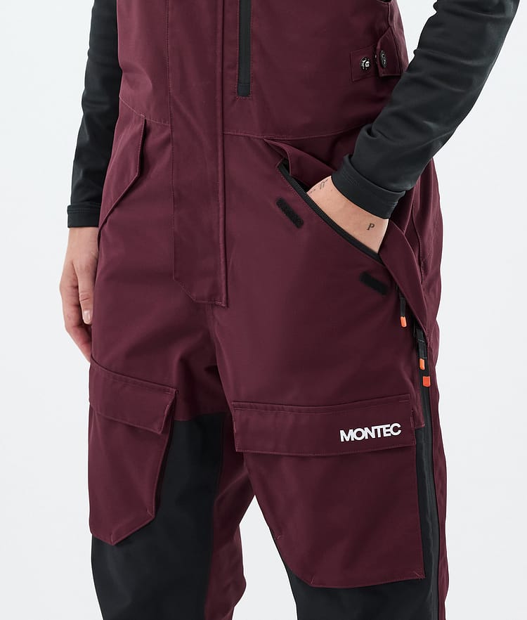 Montec Fawk W Snowboardhose Damen Burgundy/Black, Bild 5 von 7