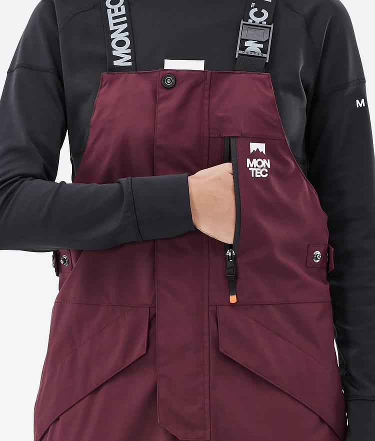 Montec Fawk W Snowboardhose Damen Burgundy/Black