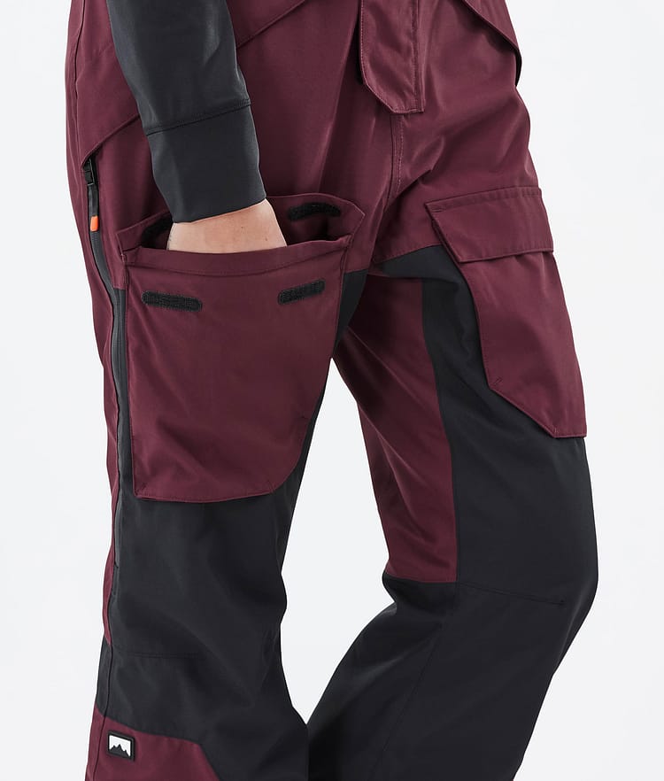 Montec Fawk W Skihose Damen Burgundy/Black