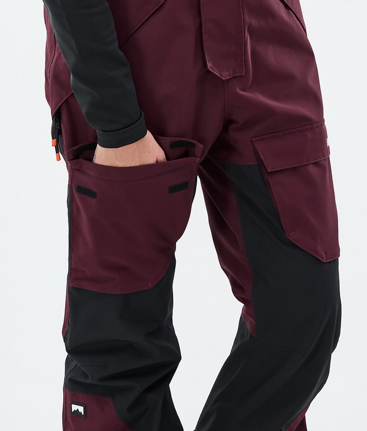 Montec Fawk W Snowboardhose Damen Burgundy/Black, Bild 7 von 7