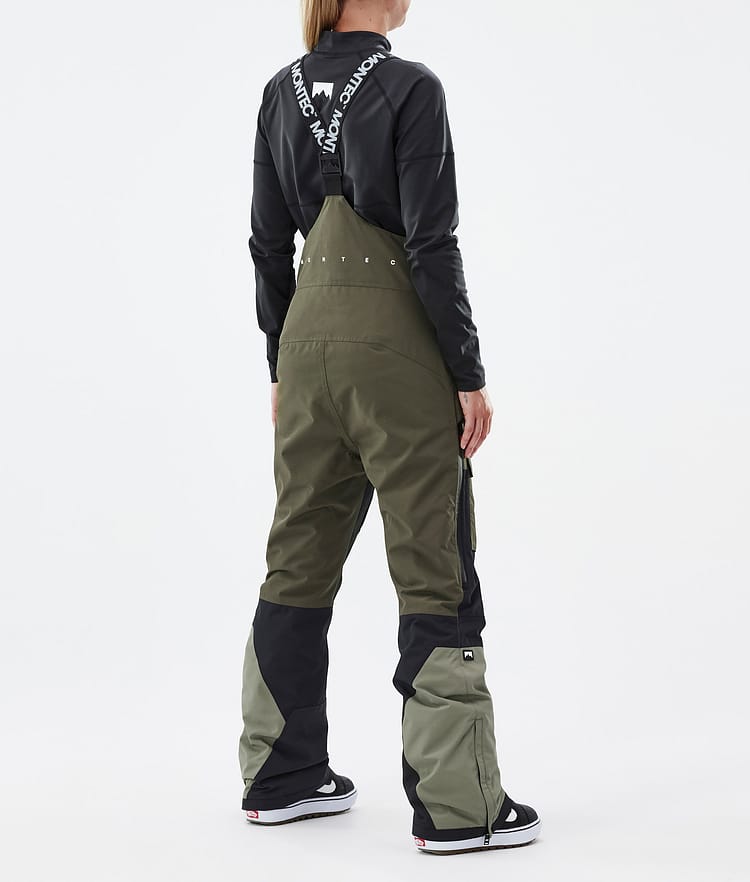 Montec Fawk W Snowboardhose Damen Olive Green/Black/Greenish Renewed, Bild 4 von 7