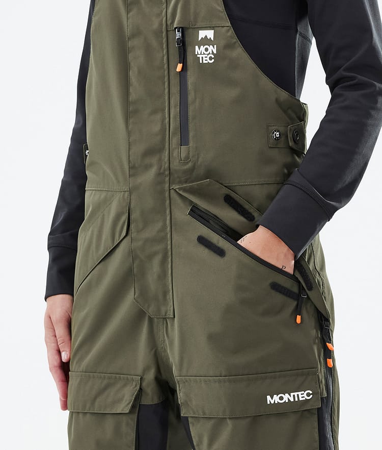 Montec Fawk W Snowboardhose Damen Olive Green/Black/Greenish Renewed, Bild 5 von 7