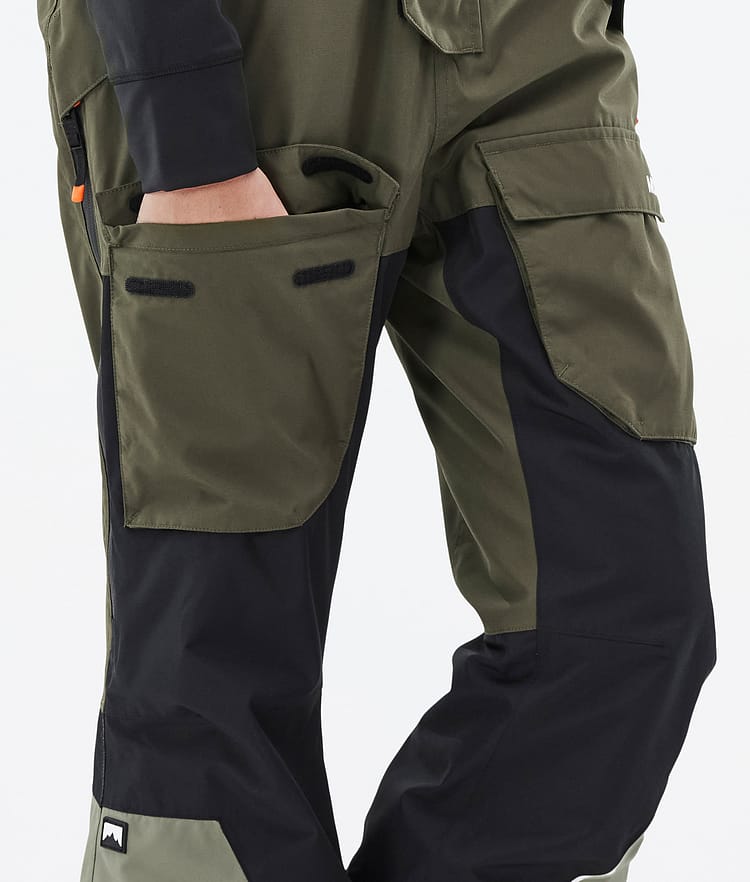 Montec Fawk W Snowboardhose Damen Olive Green/Black/Greenish Renewed, Bild 7 von 7