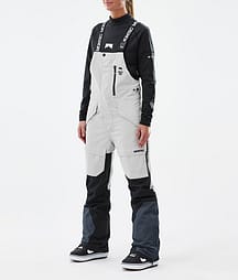 Montec Fawk W Snowboardhose Damen Light Grey/Black/Metal Blue