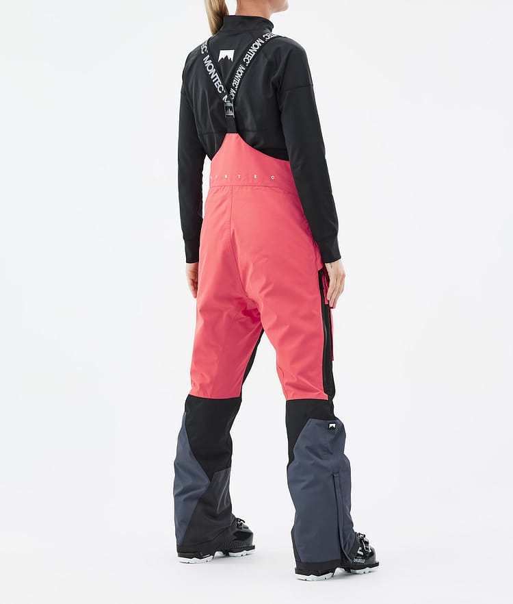 Montec Fawk W Skihose Damen Coral/Black/Metal Blue