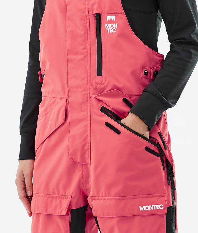 Montec Fawk W Snowboardhose Damen Coral/Black/Metal Blue