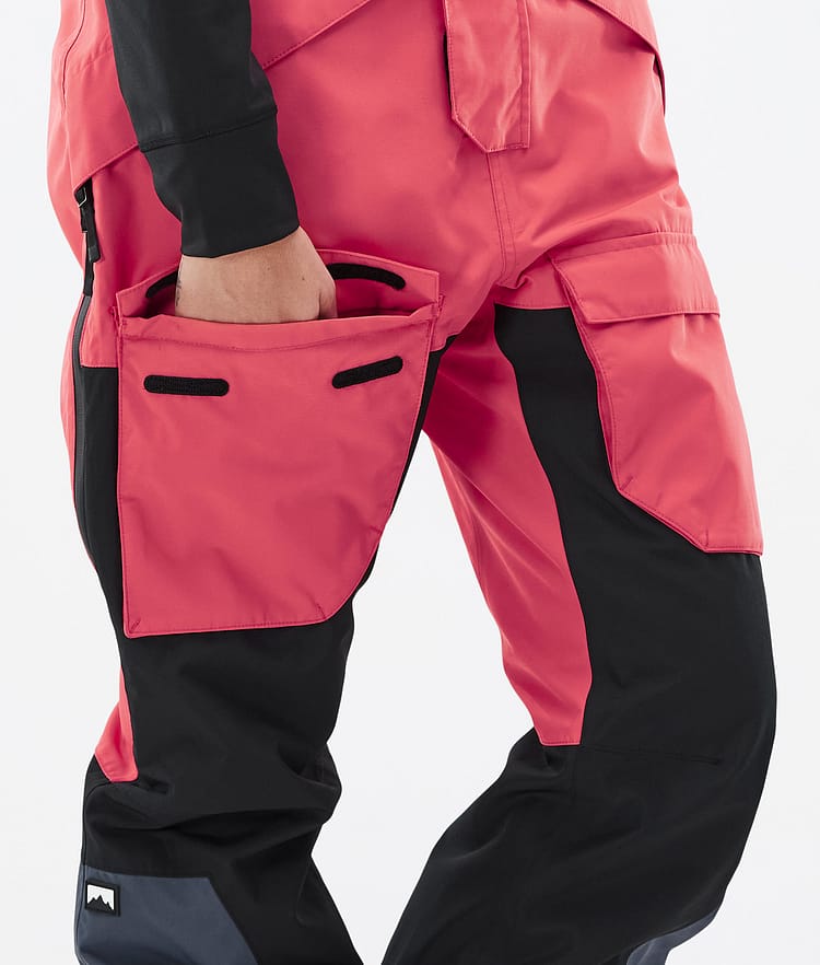 Montec Fawk W Snowboardhose Damen Coral/Black/Metal Blue