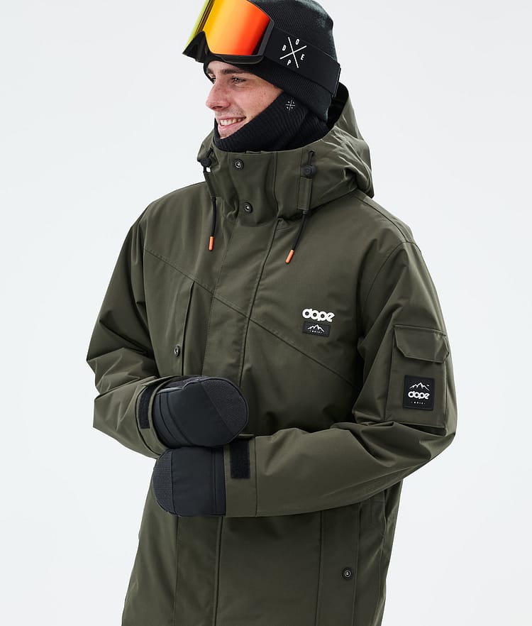 Dope Adept Snowboardjacke Herren Olive Green, Bild 2 von 9