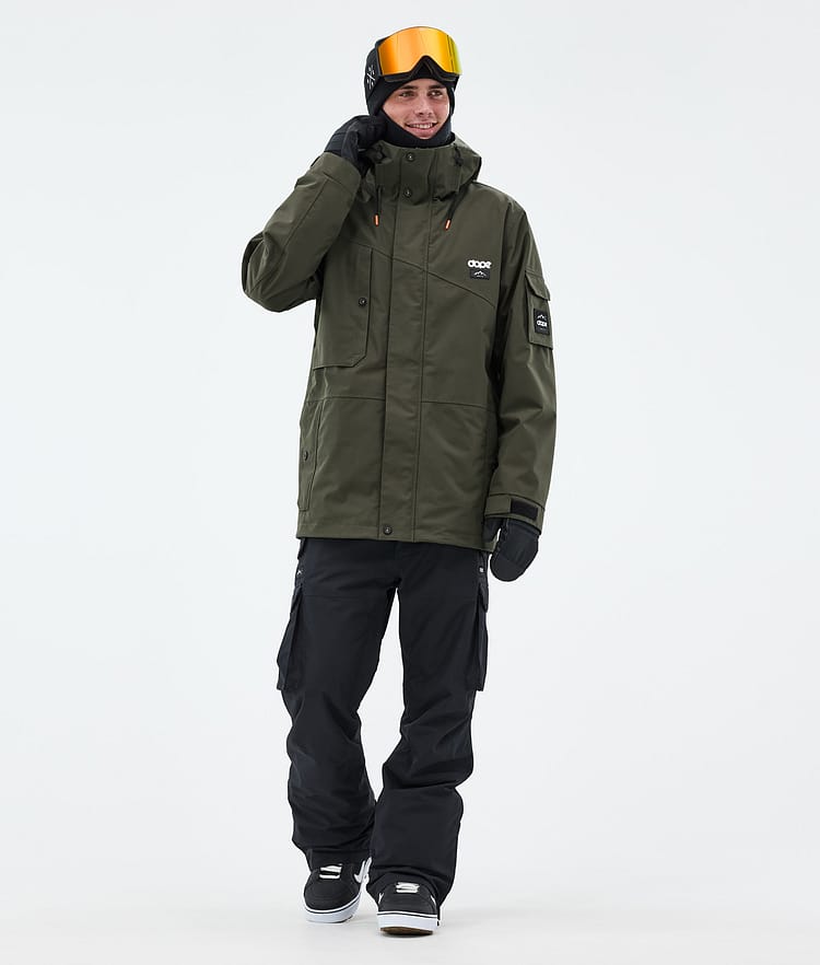 Dope Adept Snowboardjacke Herren Olive Green, Bild 3 von 9