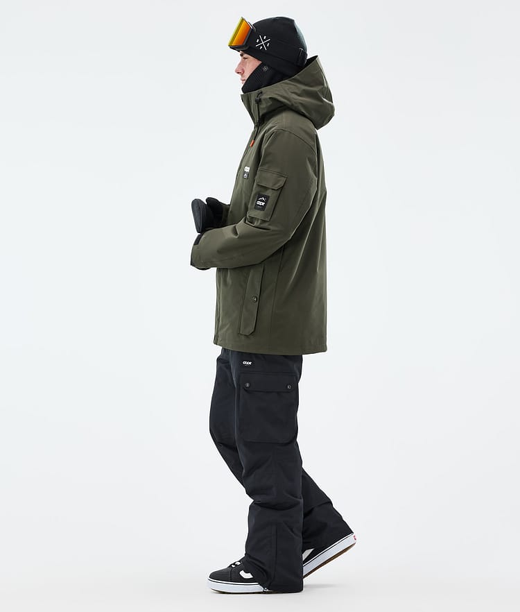 Dope Adept Snowboardjacke Herren Olive Green, Bild 4 von 9