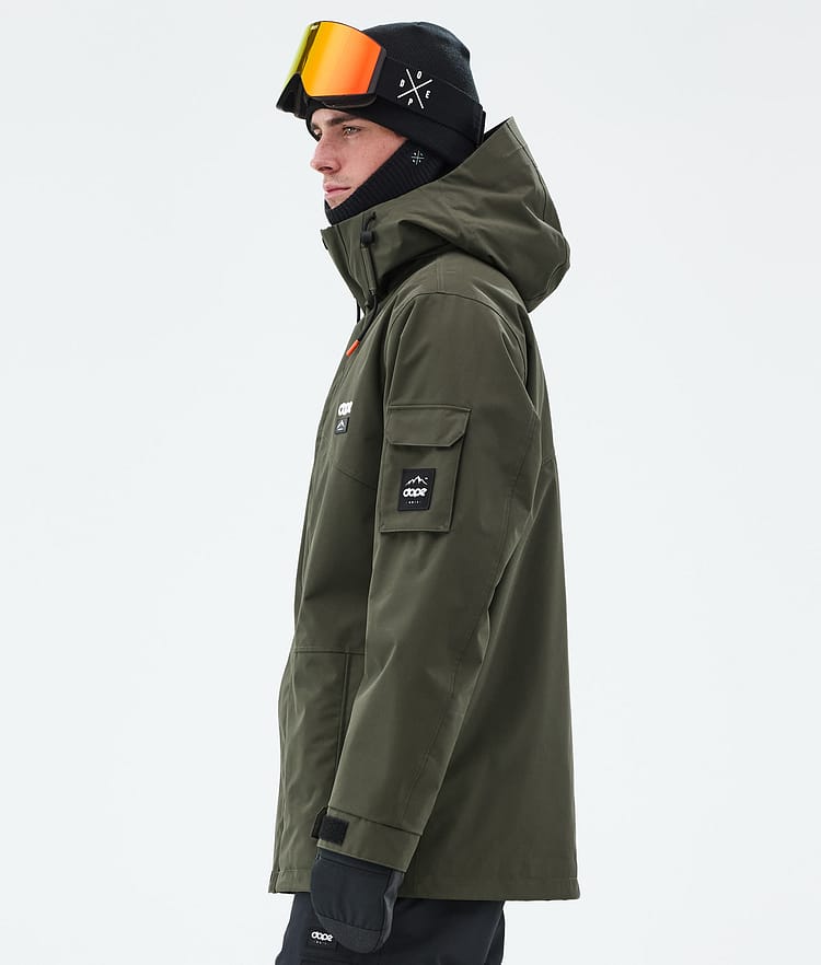 Dope Adept Snowboardjacke Herren Olive Green, Bild 6 von 9