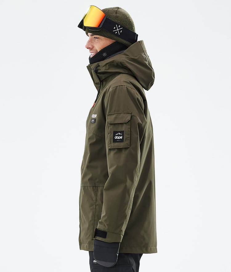 Dope Adept Snowboardjacke Herren Olive Green Renewed, Bild 6 von 9