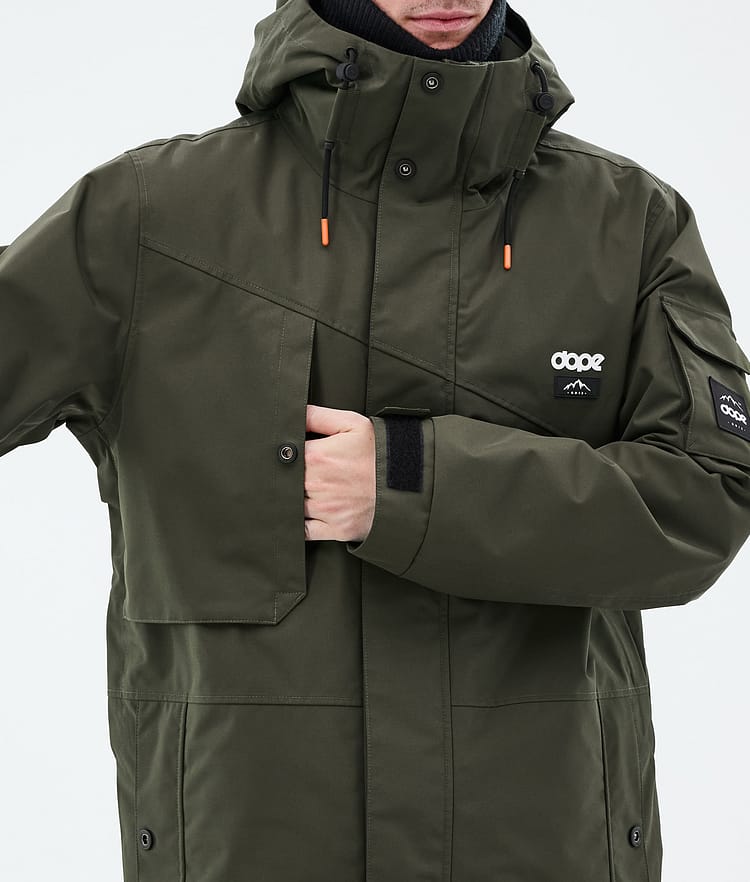Dope Adept Snowboardjacke Herren Olive Green, Bild 9 von 9