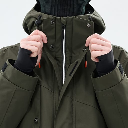 Frontreißverschluss mit doppelter Schutzleiste Hauptdetailproduktbild,