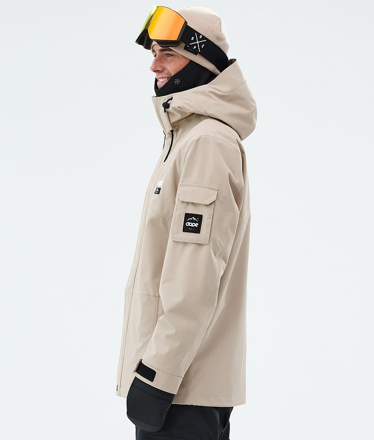 Dope Adept Snowboardjacke Herren Sand Renewed, Image 5 of 9