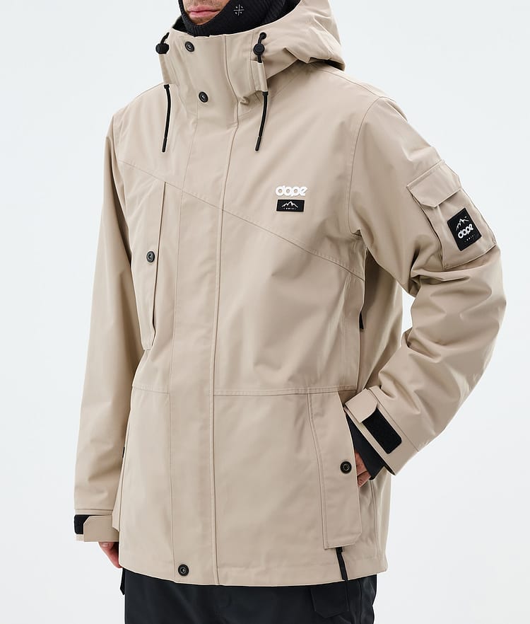 Dope Adept Snowboardjacke Herren Sand Renewed, Image 7 of 9