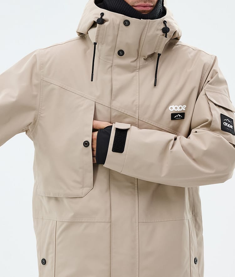 Dope Adept Snowboardjacke Herren Sand Renewed, Image 8 of 9