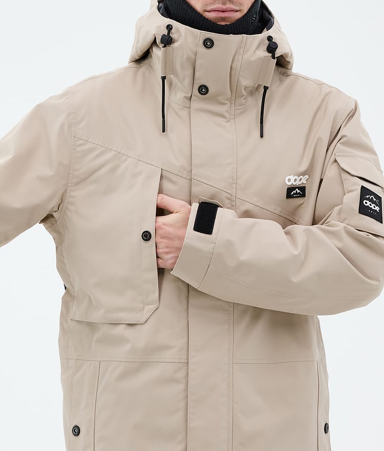Dope Adept Snowboardjacke Herren Sand, Bild 9 von 10