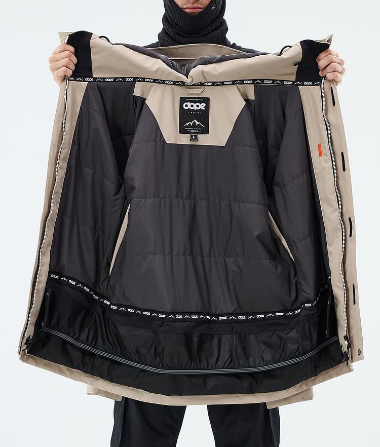 Dope Adept Snowboardjacke Herren Sand Renewed, Image 9 of 9