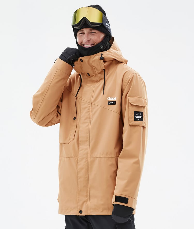 Dope Adept Snowboardjacke Herren Khaki Yellow