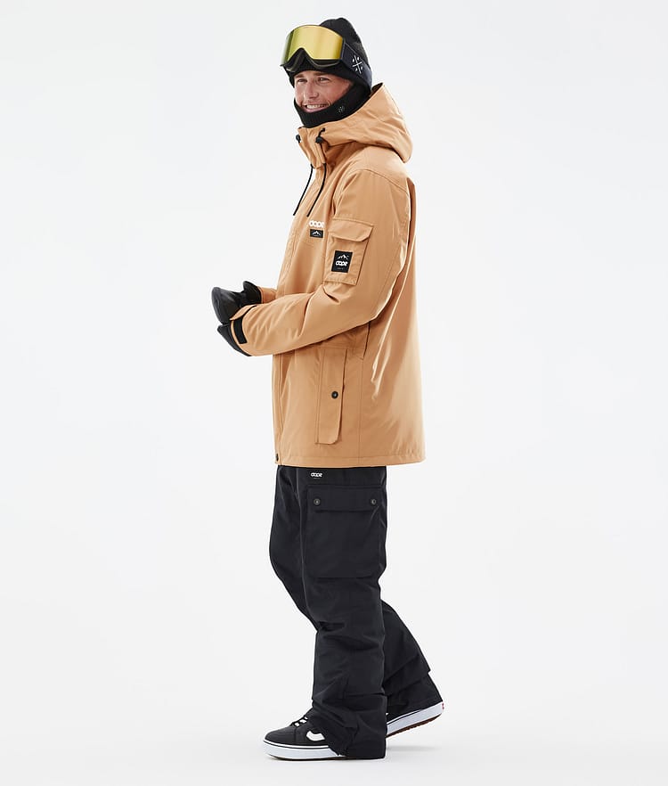 Dope Adept Snowboardjacke Herren Khaki Yellow