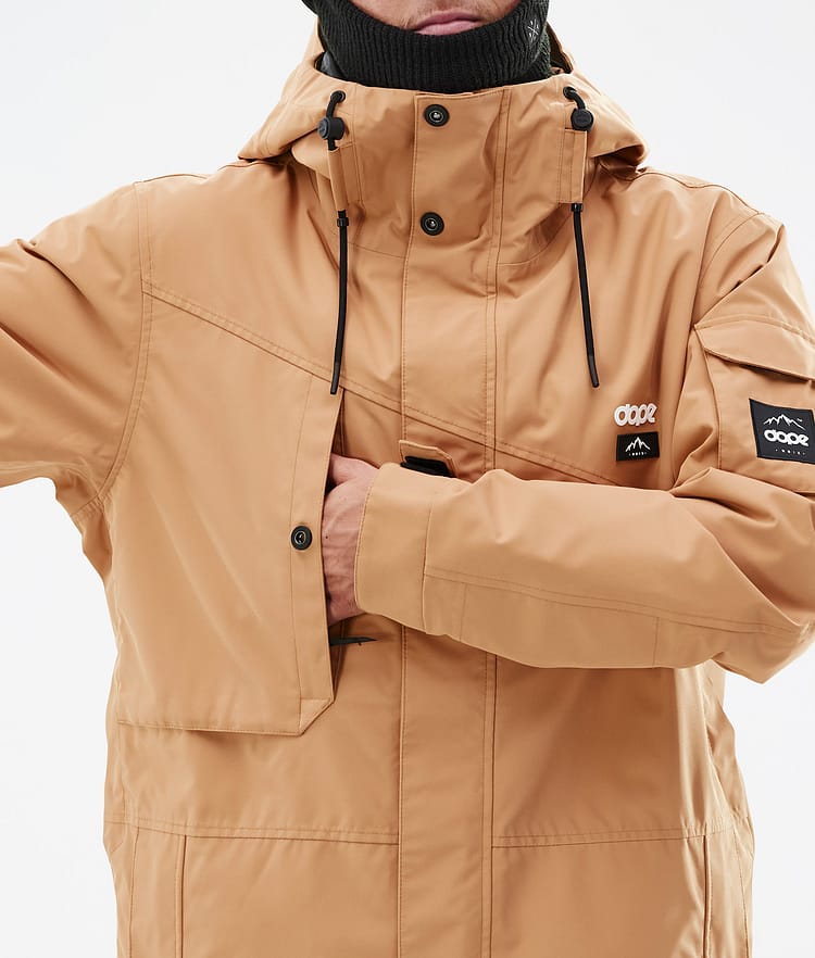 Dope Adept Snowboardjacke Herren Khaki Yellow