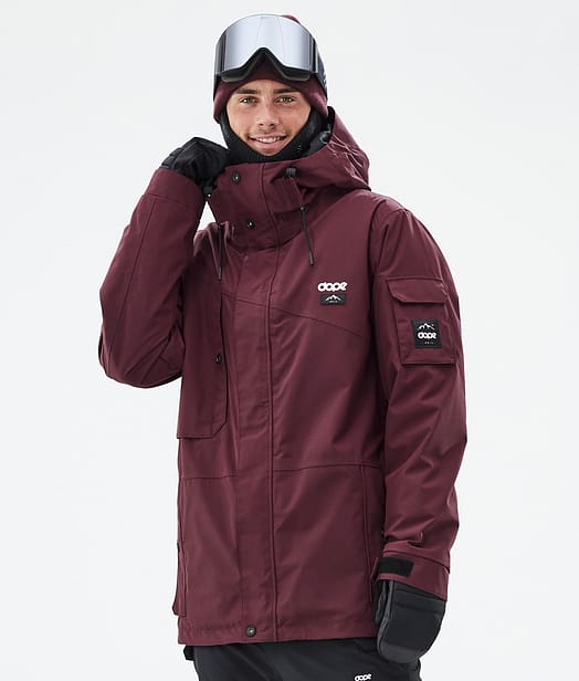 Dope Adept Snowboardjacke Herren Don Burgundy