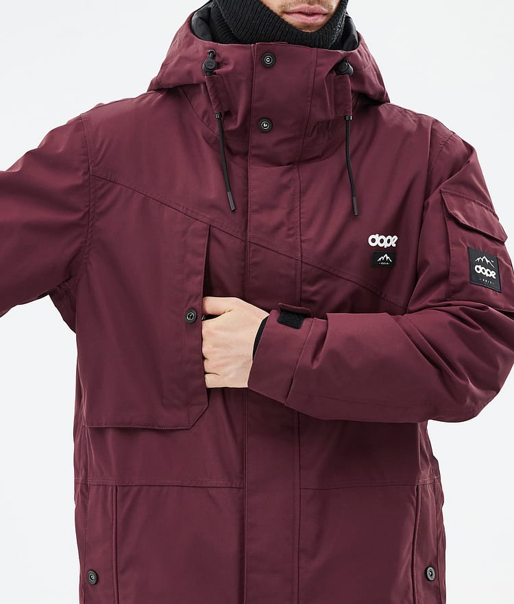 Dope Adept Snowboardjacke Herren Don Burgundy