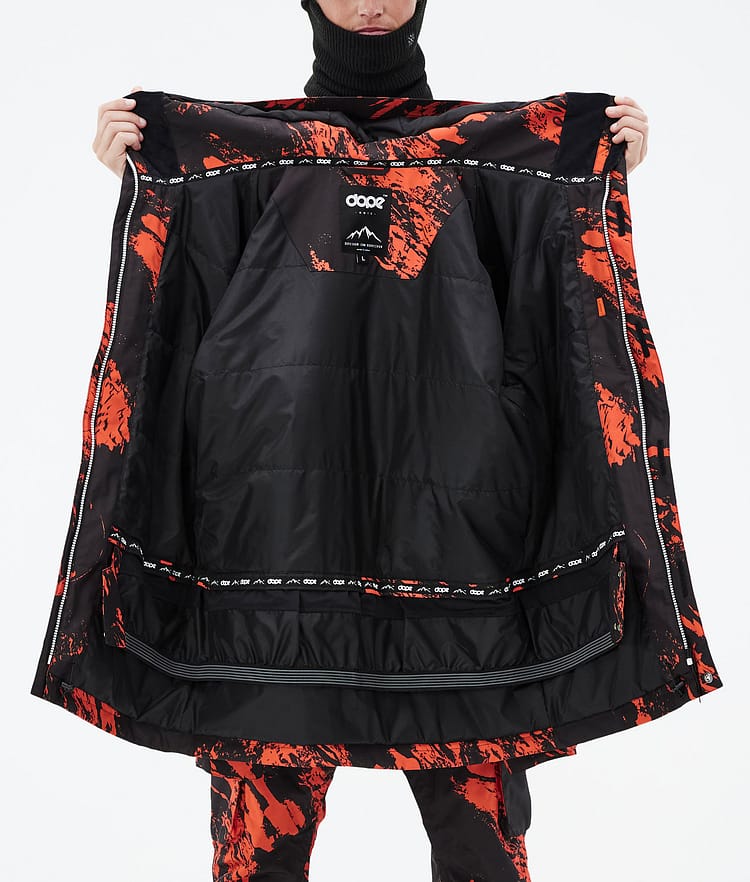 Dope Adept Snowboardjacke Herren Paint Orange, Bild 10 von 10