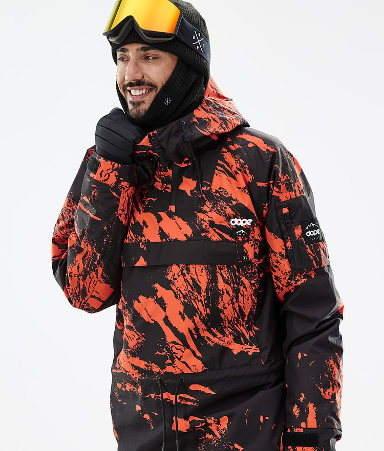 Dope Annok Snowboardjacke Herren Paint Orange