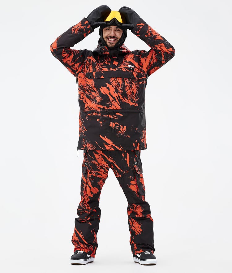 Dope Annok Snowboardjacke Herren Paint Orange