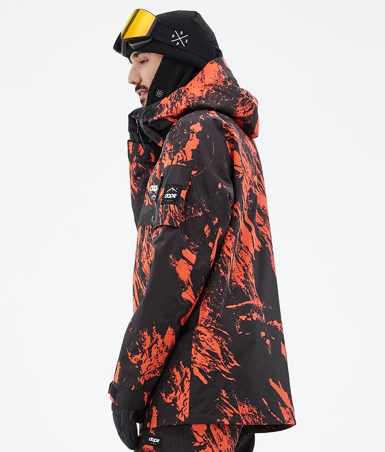 Dope Annok Snowboardjacke Herren Paint Orange, Bild 6 von 9