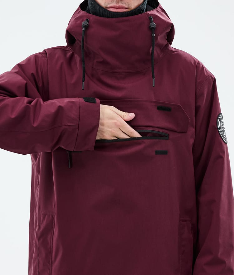 Dope Blizzard Snowboardjacke Herren Burgundy, Bild 8 von 8