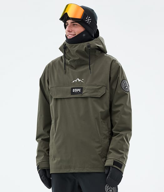 Dope Blizzard Skijacke Herren Olive Green