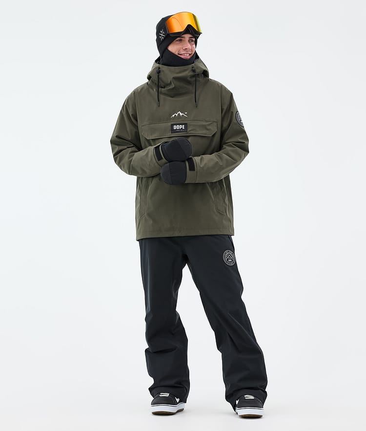Dope Blizzard Snowboardjacke Herren Olive Green Renewed, Bild 2 von 8