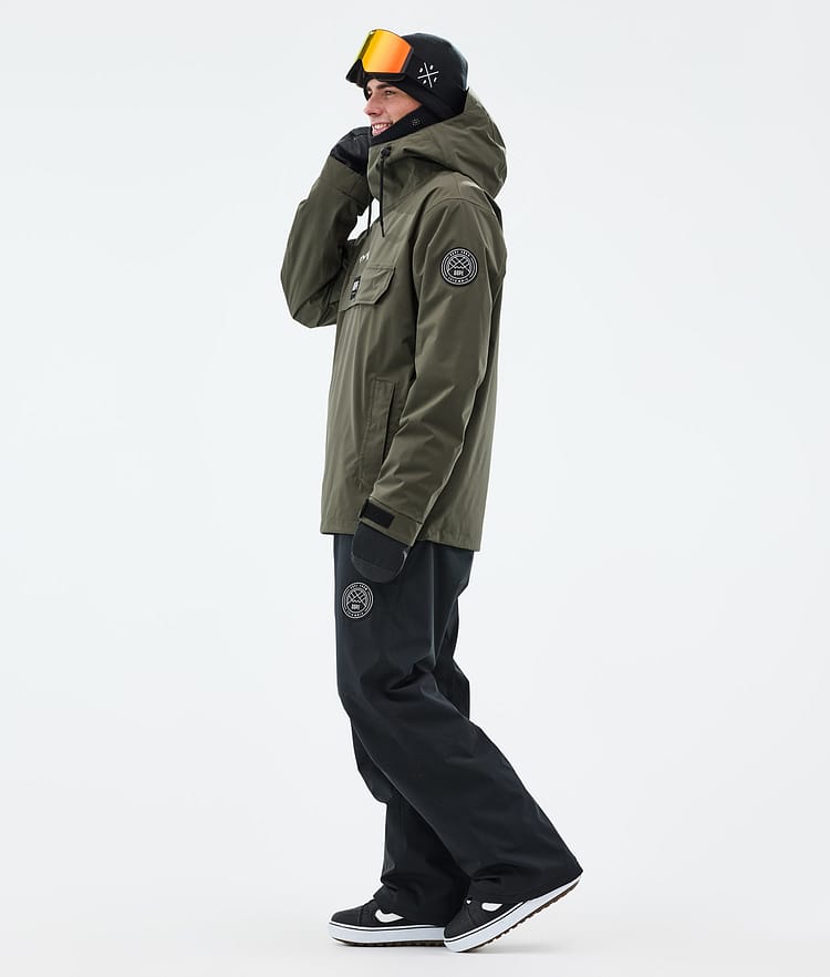 Dope Blizzard Snowboardjacke Herren Olive Green Renewed, Bild 3 von 8