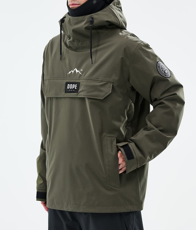 Dope Blizzard Skijacke Herren Olive Green, Bild 8 von 9